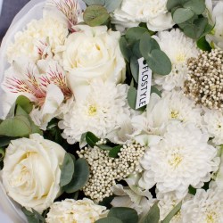 buket s kustovoj hrizantemoj 7